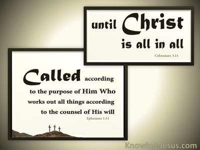 Colossians 1:11 God's Plan and Purpose (devotional)11:10 (brown)